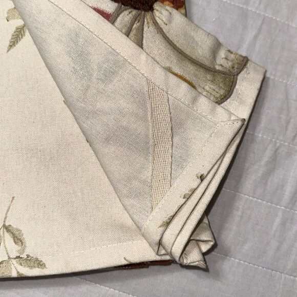 Autumn Hill Set of 3 Cotton Ivory Rust Gold Pumpkins Fall Harvest Kitchen Towels - Picture 6 of 9